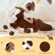 Giant Realistic Horse Stuffed Animal - Chocolate