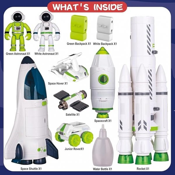Space Rocket Shuttle Toy Set