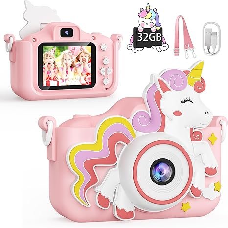 Kids Camera Toy Digital Camera for Kids - Pink